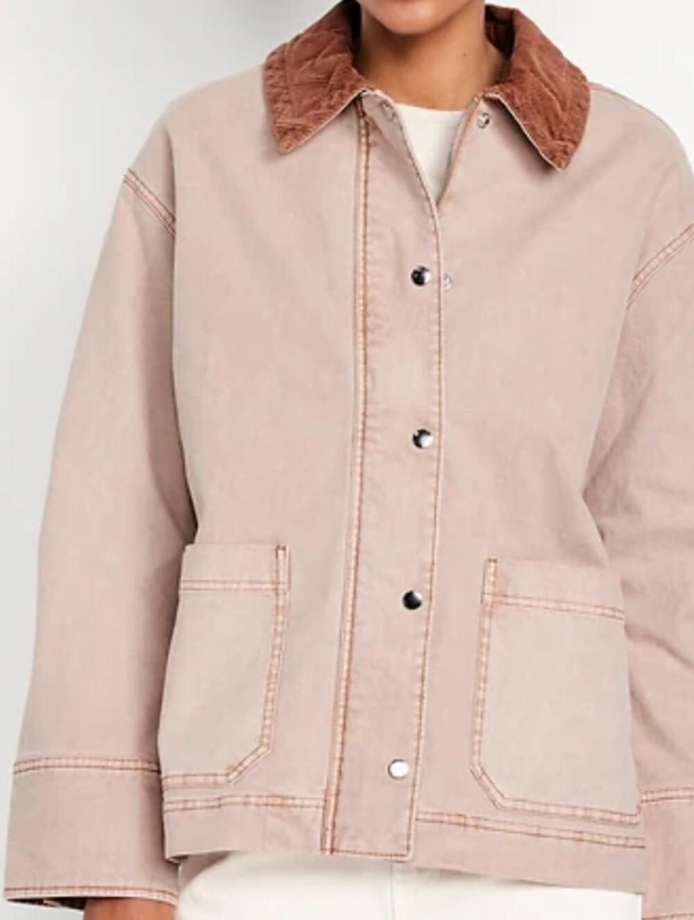 Light Pink Barn Jacket | NWOT | Old Navy | Size Large (L)